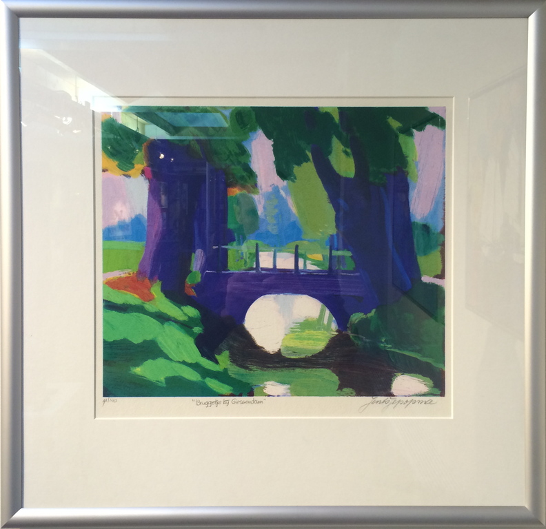 Jentsje Popma, zeefdruk met lijst,  kopen? Bied vanaf 45!