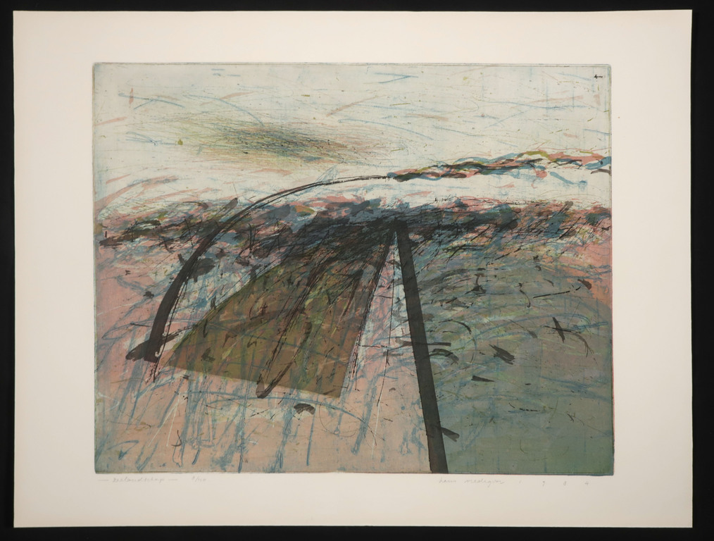 Hans Vredegoor: Ets en aquatint, Zeelandschap kopen? Bied vanaf 1!