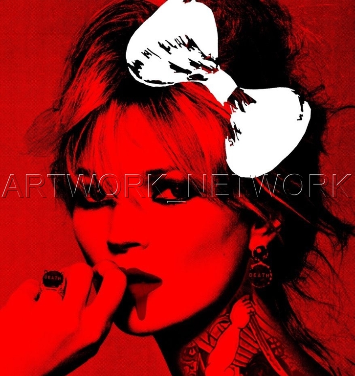 DEATH NYC "Kate Moss Re" n°99/100 - Signed with COA (Limited Edition Prints 100) kopen? Bied vanaf 20!