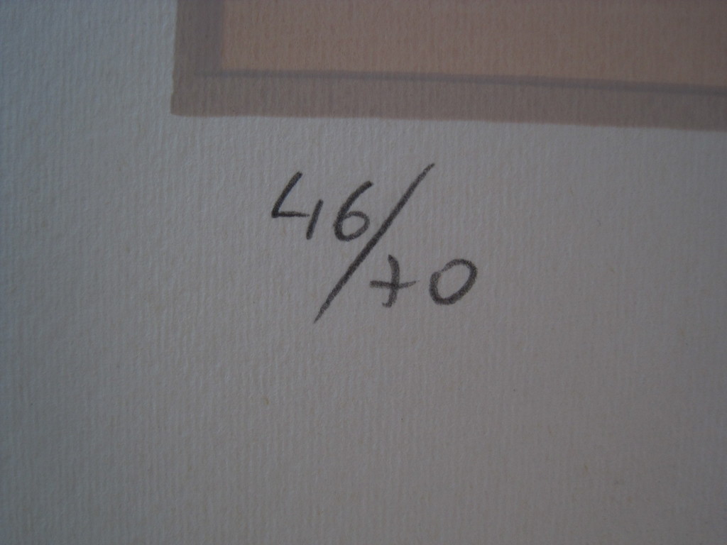 Leuke handgekleurde Litho "Jonge vrouw in badpak" gesigneerd francoise Martinell kopen? Bied vanaf 1!