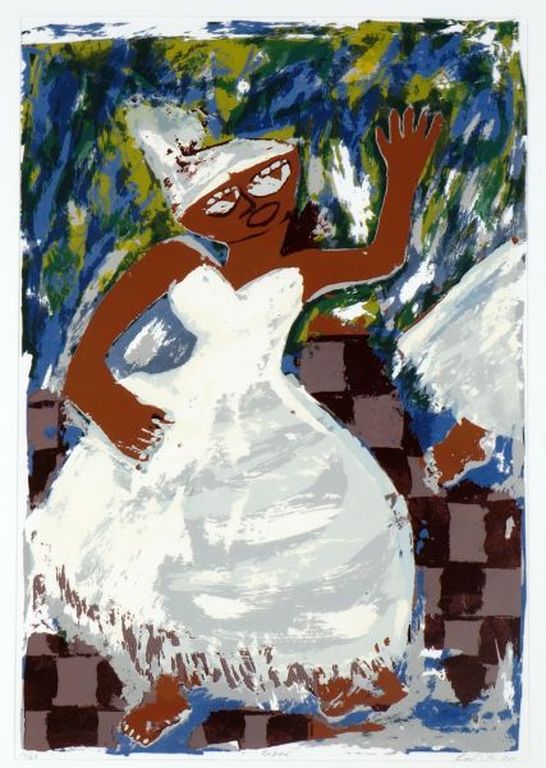 John lie a Fo, zeefdruk, Bahai dame 25/36 kopen? Bied vanaf 30!