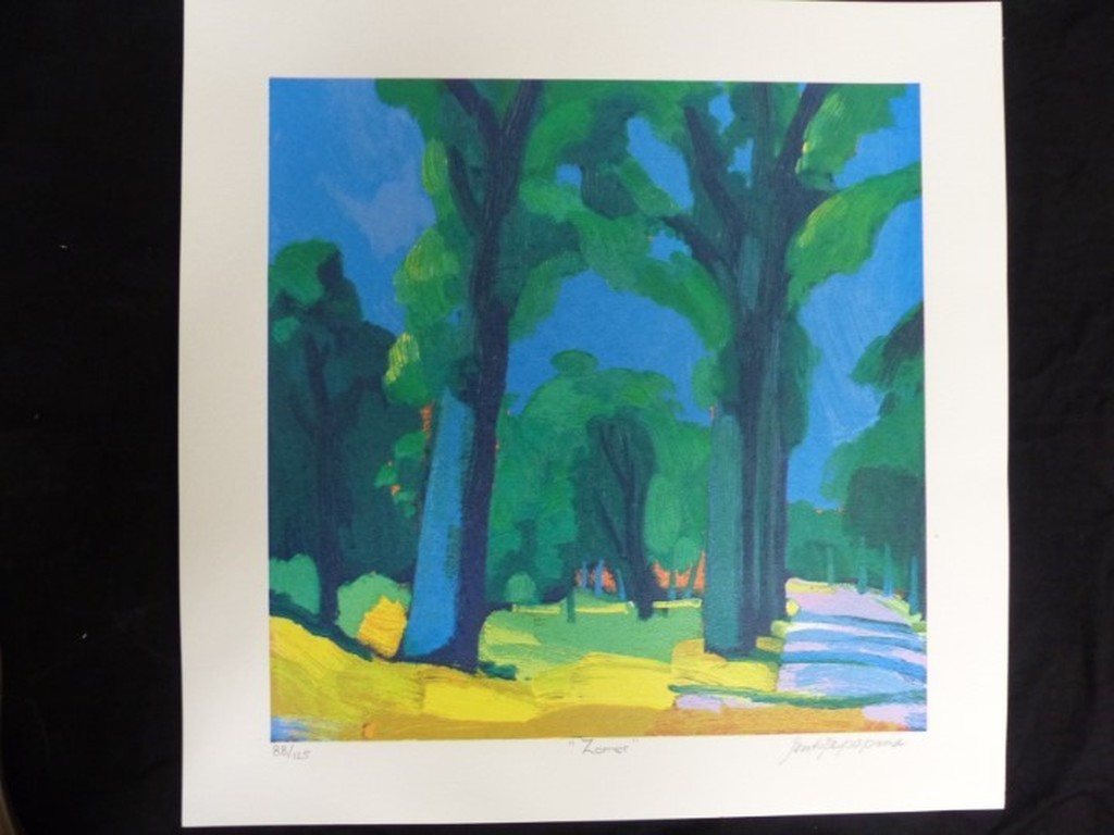 Zomer zeefdruk hand-gesigneerd verkocht voor € 50!