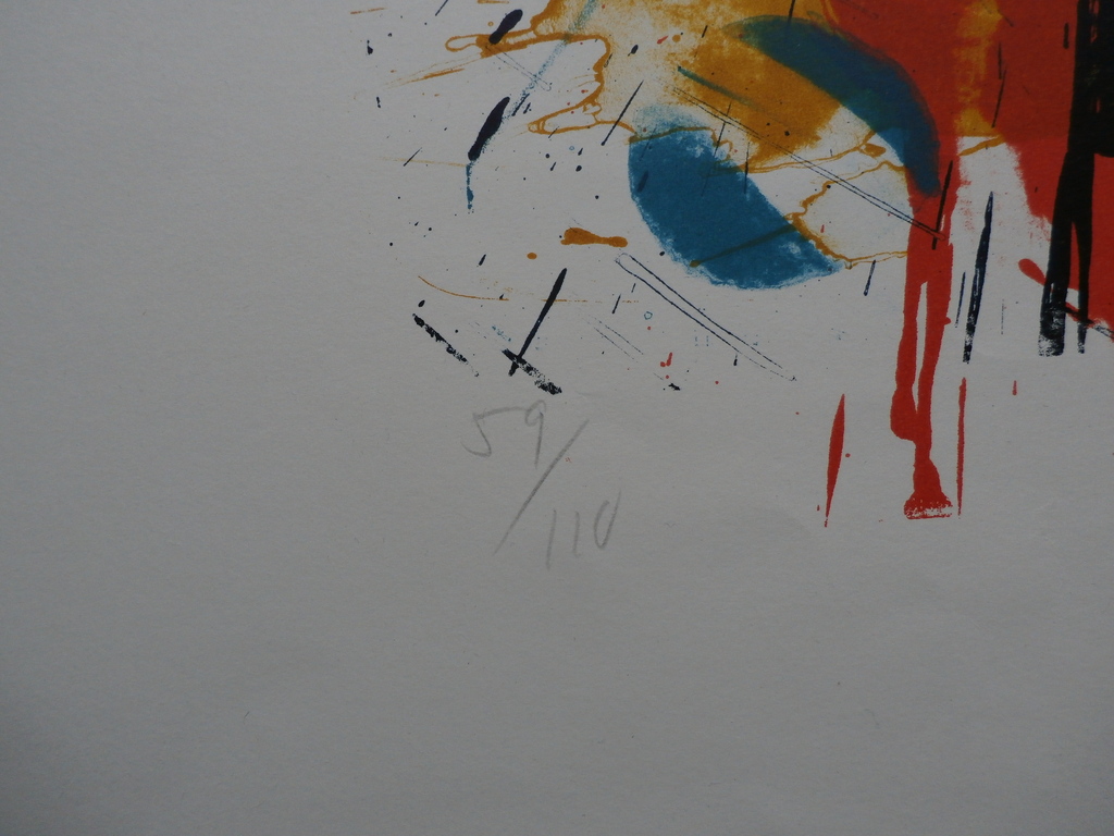 Sam Middleton, litho: Compositie, handgesigneerd en genummerd, 1963 kopen? Bied vanaf 75!