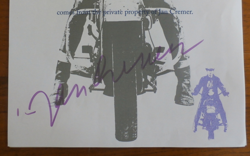 Jan Cremer - Affiche uit zijn privé collectie: Studio speelt - gesigneerd kopen? Bied vanaf 75!