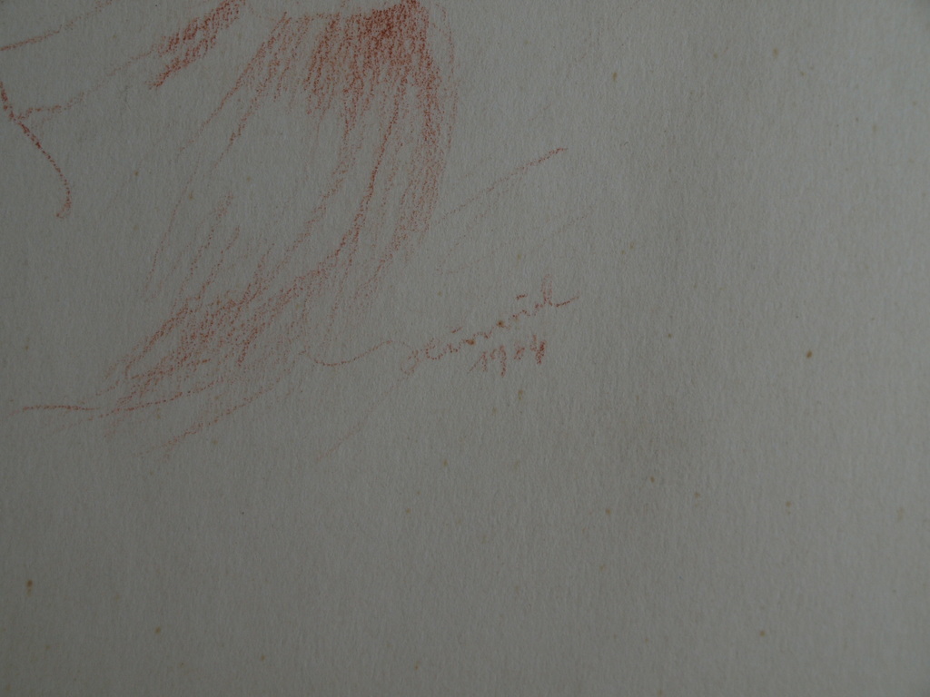 Onbekend : Tekening , Meisje - gesigneerd - 1904  kopen? Bied vanaf 1!