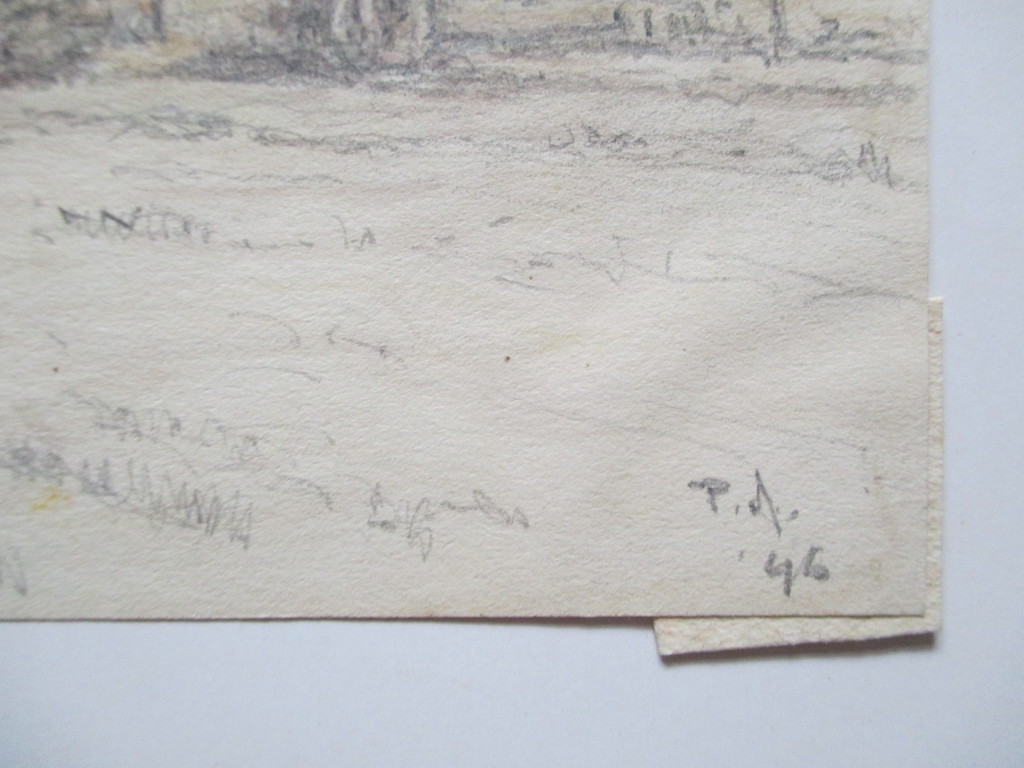 Paul Arntzenius, tekening 1946 kopen? Bied vanaf 25!