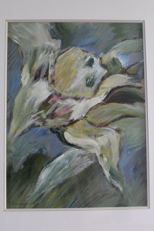 Roger Vansevenant  - Zalige Vlucht - olie op paneel - 1983 verkocht voor € 40!