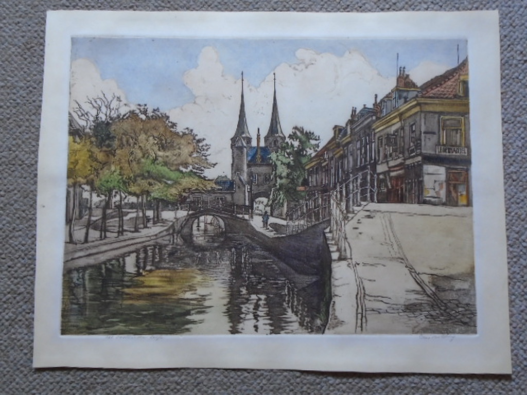 Cees Bolding - kleurenets - Het Oosteinde Delft kopen? Bied vanaf 40!