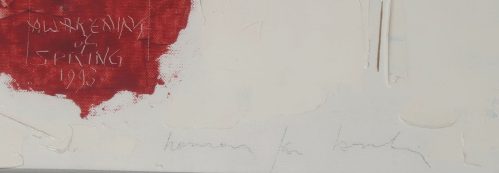 Herman Jan Bosch: Gemengde techniek, Awakening of Spring - Ingelijst kopen? Bied vanaf 1!