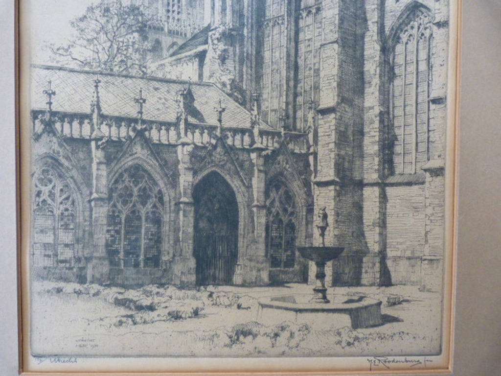 H.E. Roodenburg - Domkerk en Domtoren,  Utrecht uit het jaar 1930. kopen? Bied vanaf 1!