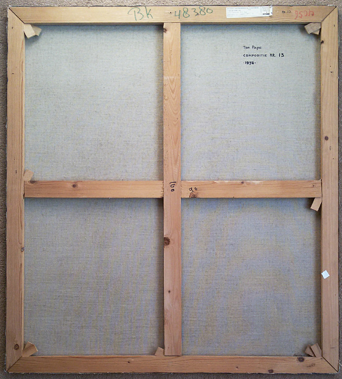 Ton Pape - Compositie nr. 13, olieverf op doek (groot) kopen? Bied vanaf 150!