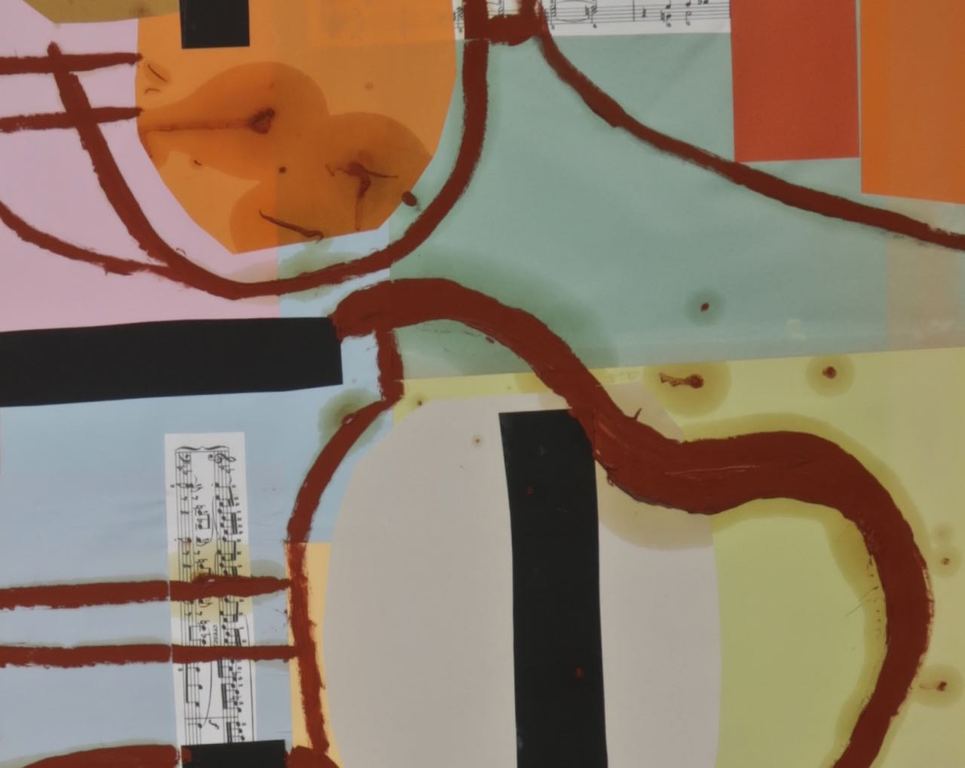 Meertje Kaal: Olieverf en collage op papier,  kopen? Bied vanaf 1!
