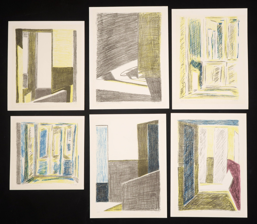 Annette Ong: Litho, Zes portretten van de gang kopen? Bied vanaf 35!