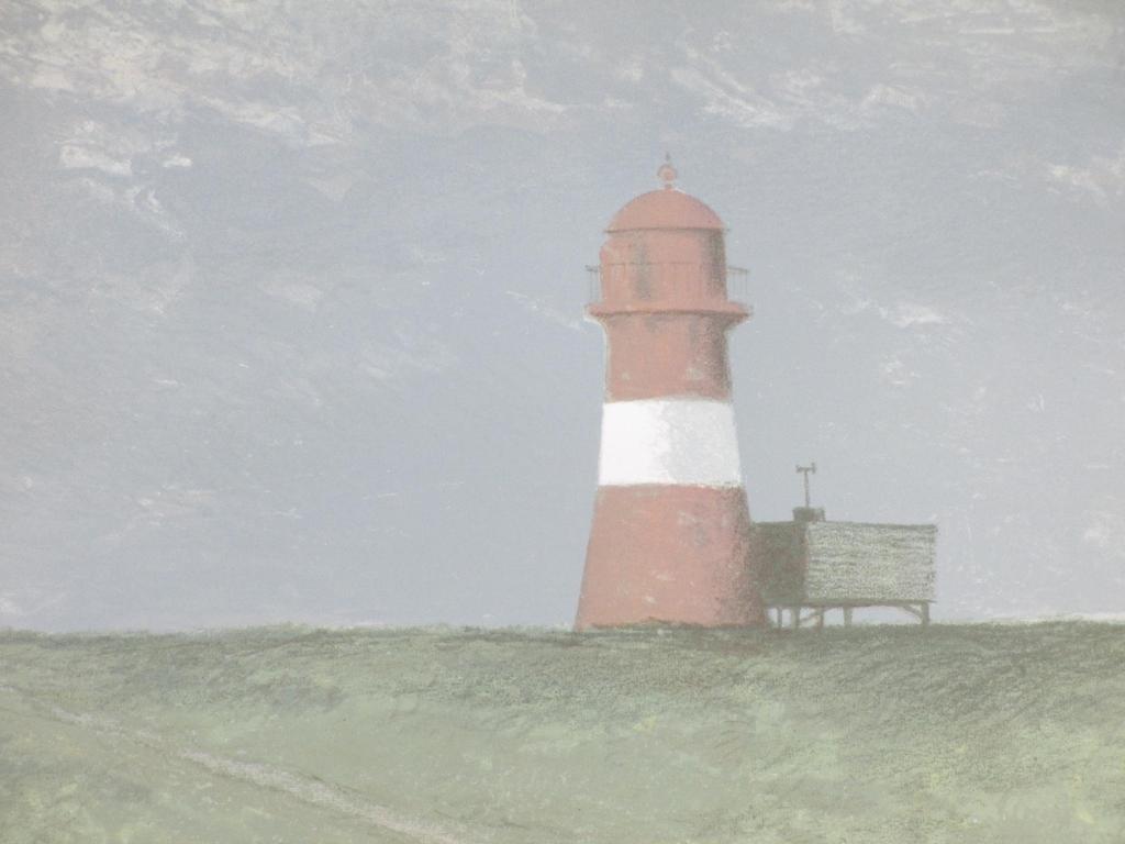 Mart Kempers, Vuurtoren, Kleurenlitho kopen? Bied vanaf 45!