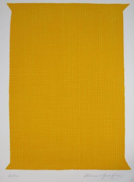 Onbekend gesigneerd: Zeefdruk, Gele pilaar kopen? Bied vanaf 1!