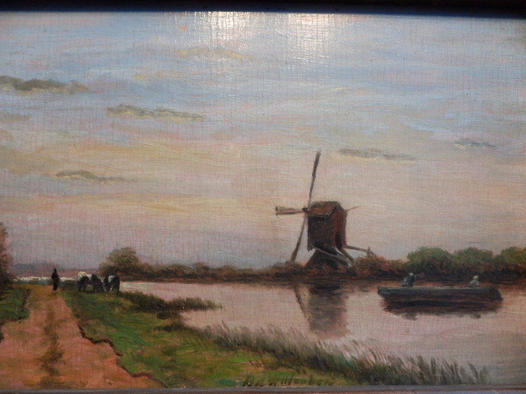 H.A.WILLENBORG   POLDERLANDSCHAP Olieverf op paneel in houten baklijst CA 1920 kopen? Bied vanaf 50!