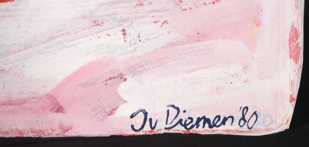 Jan van Diemen: Gouache, American Football players kopen? Bied vanaf 80!