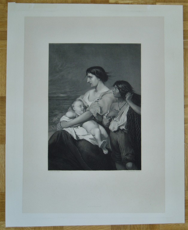 Louis Gallait / Louis Falmagne - La feme du pêcheur - 1873 kopen? Bied vanaf 50!