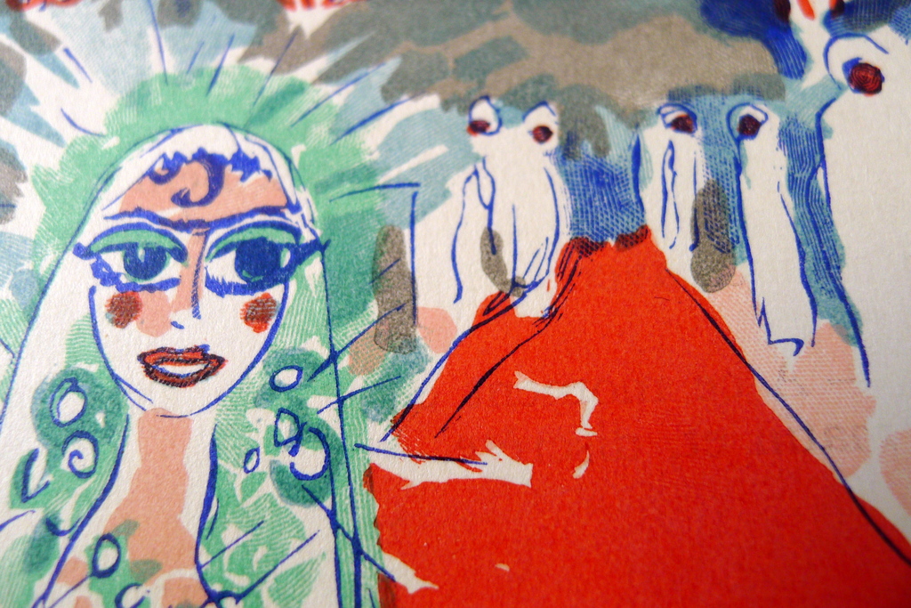 Kees van Dongen,drie houtgravures uit deel drie van 1001 Nacht,1955 kopen? Bied vanaf 45!