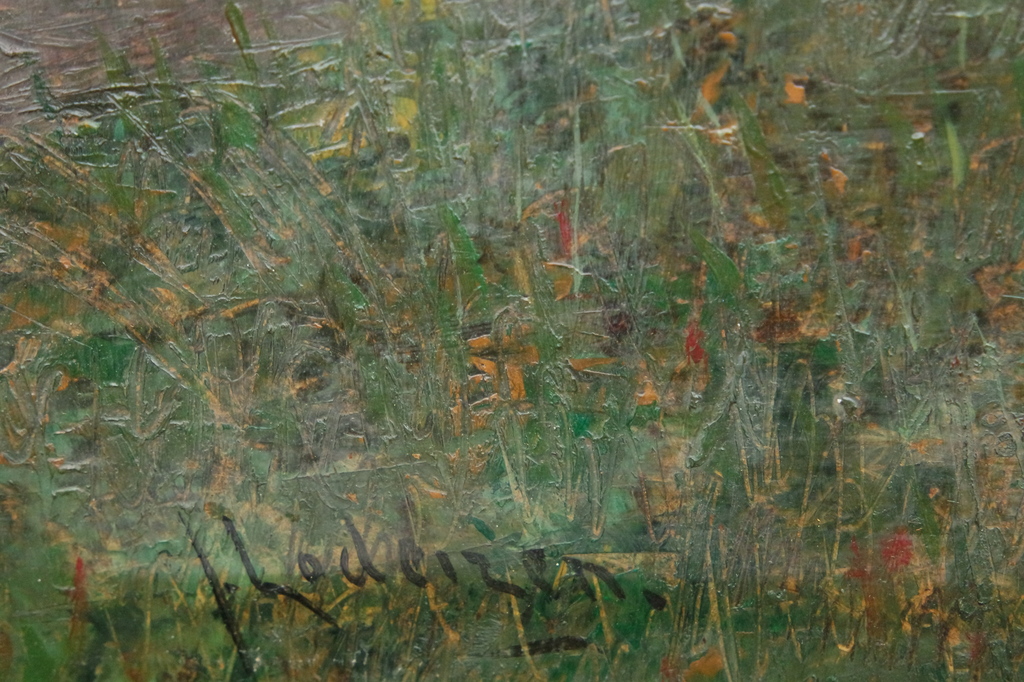Jo Lodeizen (1892-1980) - olieverf op board - bruggetje Meer en Bos kopen? Bied vanaf 95!