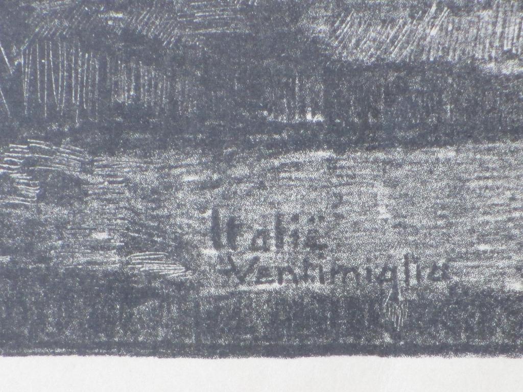 Joop Kropff, Ventimiglia Italië, Litho kopen? Bied vanaf 25!