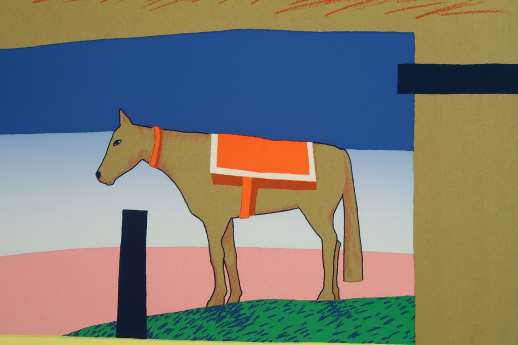 Harrie Gerritz: Zeefdruk, Wild horses kopen? Bied vanaf 1!