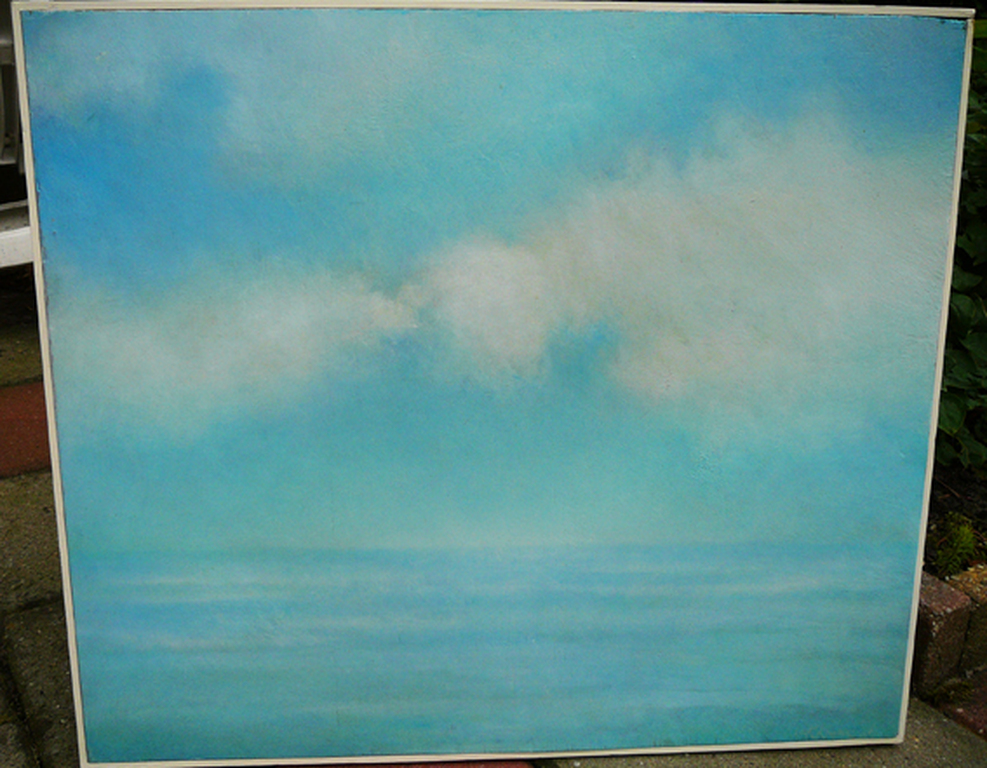 Loek Koopmans: 'De Zee II' -olieverf op paneel 2007- verkocht voor € 100!