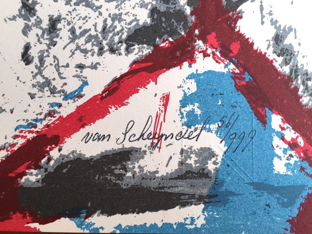 Willem van Scheijndel - Naakt - gesigneerde zeefdruk - 1987 kopen? Bied vanaf 15!