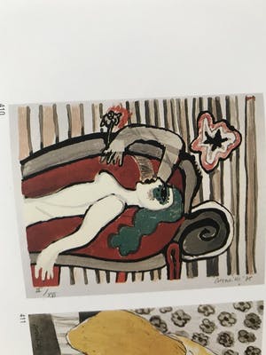 Corneille - CORNEILLE - le divan fleuri - 1975 - INGELIJST kopen? Bied vanaf 1!