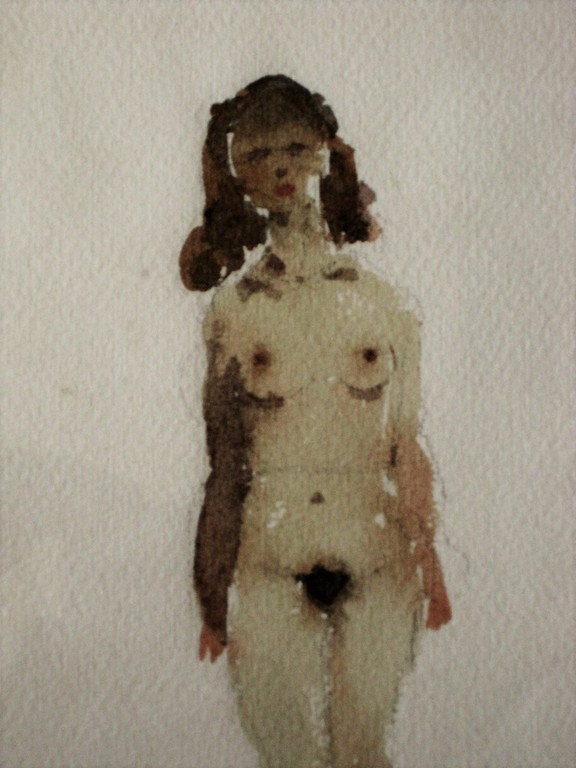 Speciale "voor Sam Middleton" aquarel "vrouwelijk naakt van Theo Beerendonk  kopen? Bied vanaf 1!