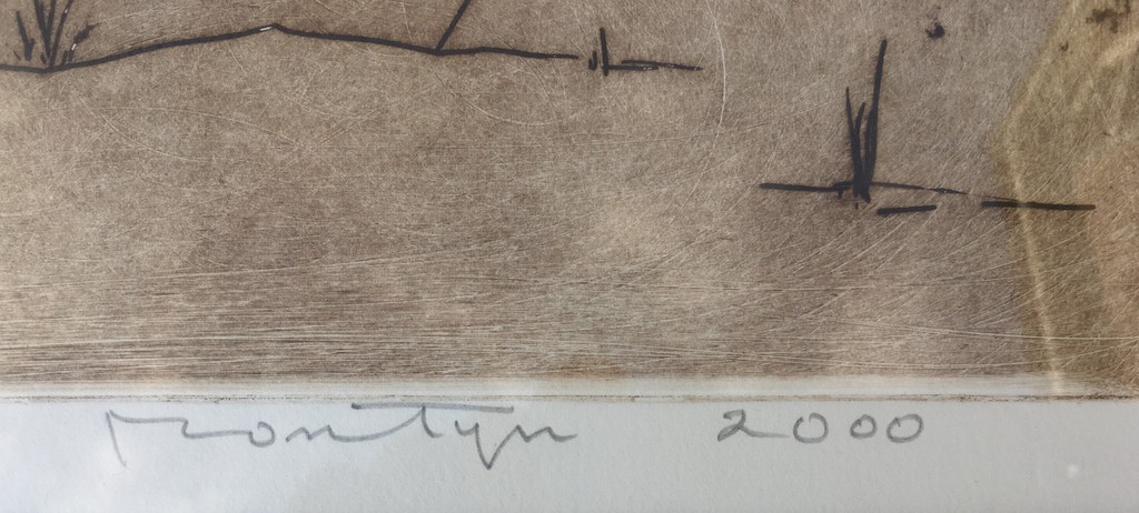 Jan Montyn, kleuren ets Berge du Mekon I kopen? Bied vanaf 295!