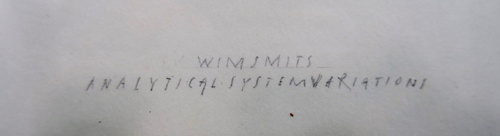 Wim Smits: Acryl op papier, A.S.V red blue - Ingelijst (Groot) kopen? Bied vanaf 70!