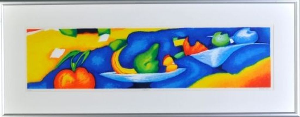 SASKIA BREMER  Zeer Grote Kleurenzeefdruk SAUDE  uit 2003 kopen? Bied vanaf 45!