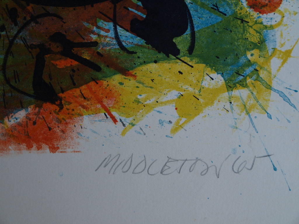 Sam Middleton : Litho – Zonder titel – Gesigneerd – 1965 – Prent 190 kopen? Bied vanaf 75!