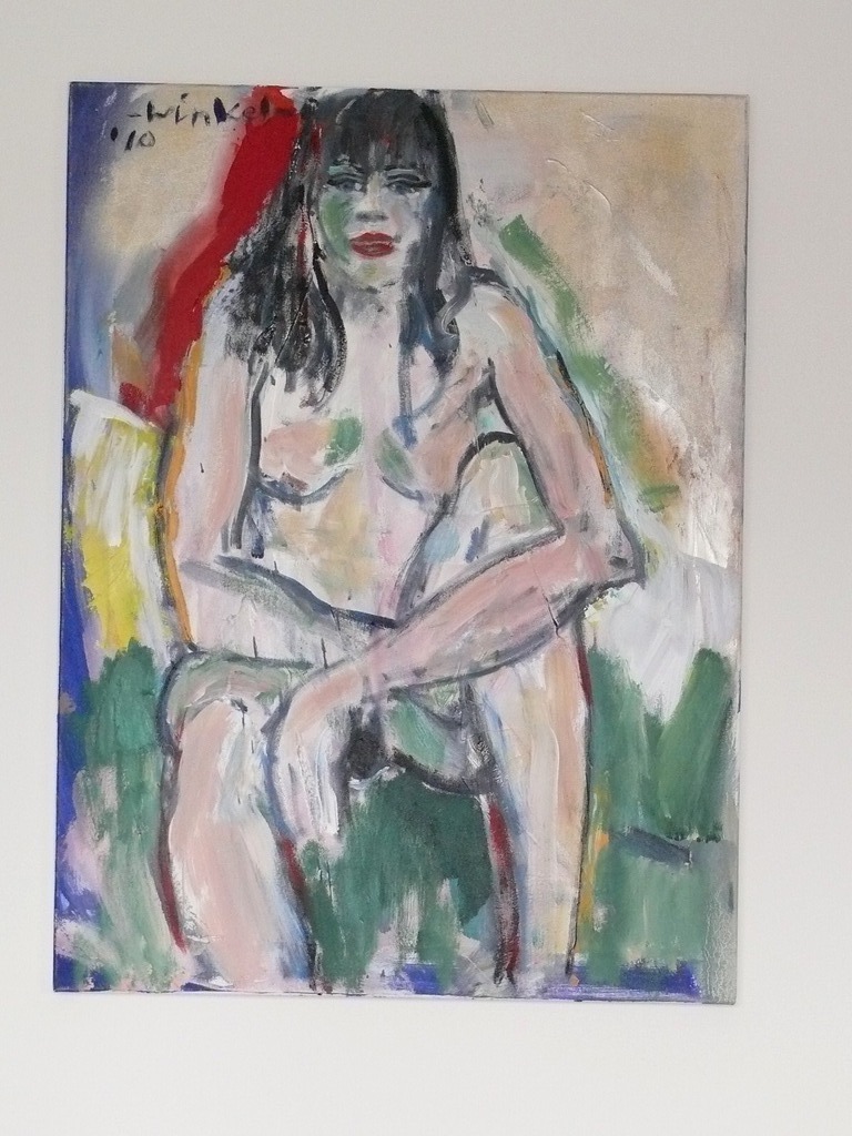 Arien Winkel, schilderij, geen titel verkocht voor € 45!