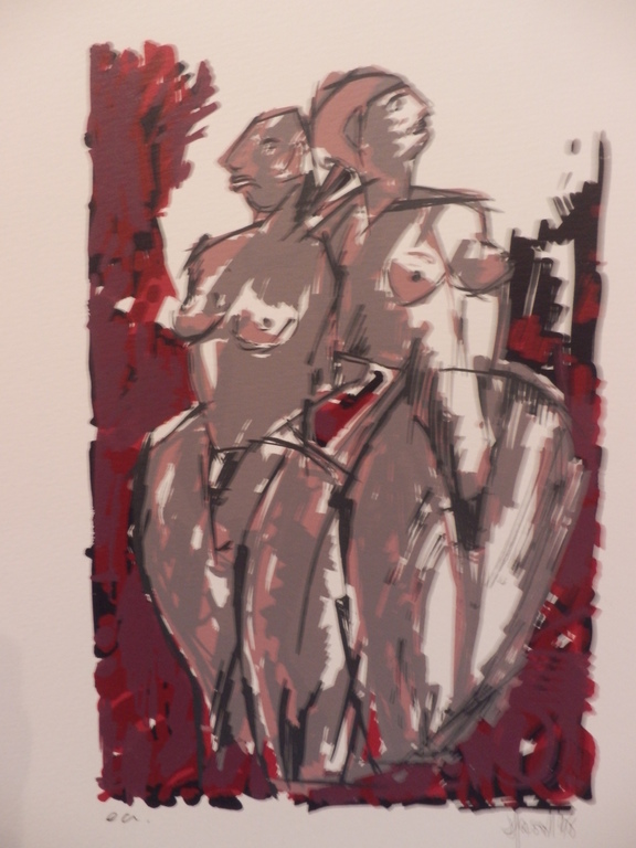 AD van HASSEL  Zeefdruk  LADIES IN GREY  Handgesigneerd kopen? Bied vanaf 1!