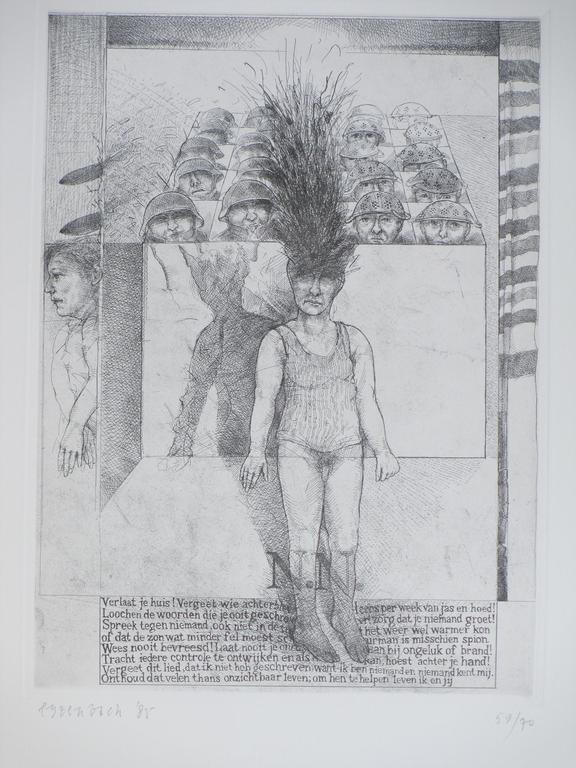 Tom Eyzenbach, Verlaat je Huis!, Ets '85 verkocht voor € 55!