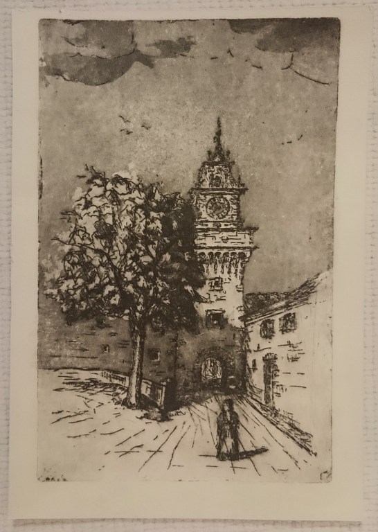 Ets zuid europees dorp van onbekende kunstenaar kopen? Bied vanaf 1!