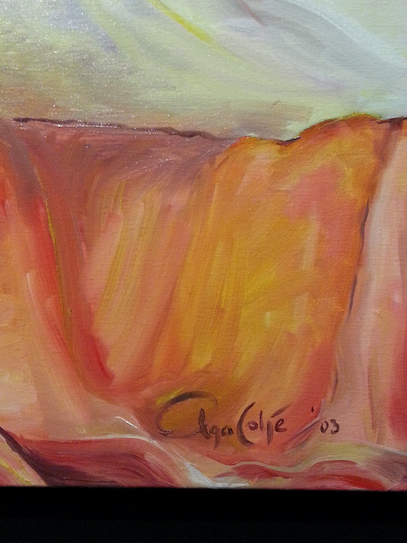 Olga Colje, origineel olieverf op linnen, titel: good morning II kopen? Bied vanaf 150!