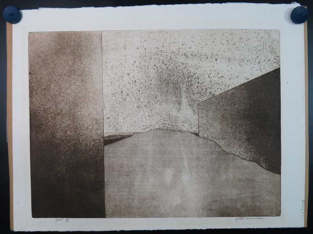 Pieter Vermeulen: Ets, Landschap kopen? Bied vanaf 1!