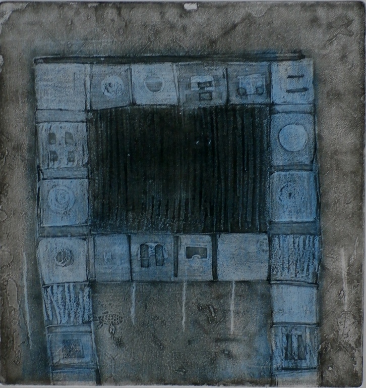 Lia Stouten, ets: droom, handgesigneerd en genummerd, 1989 verkocht voor € 40!