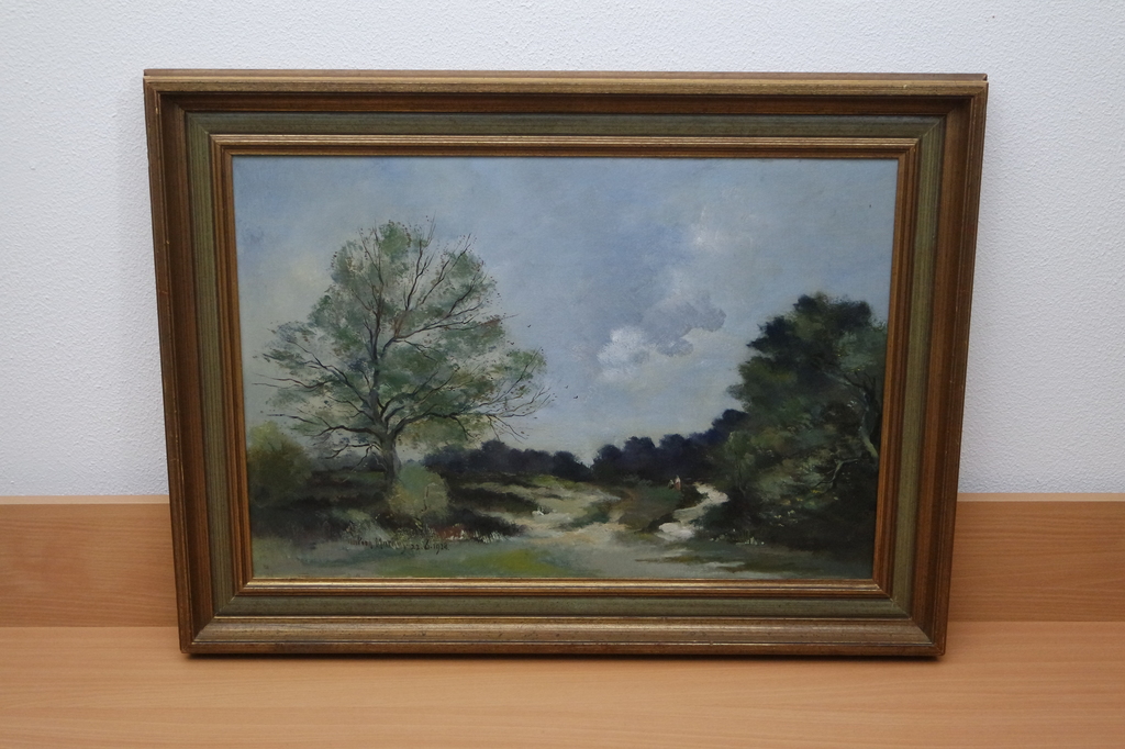 Antoon Markus (1870-1955) - olieverf op doek - landschap met figuren kopen? Bied vanaf 270!