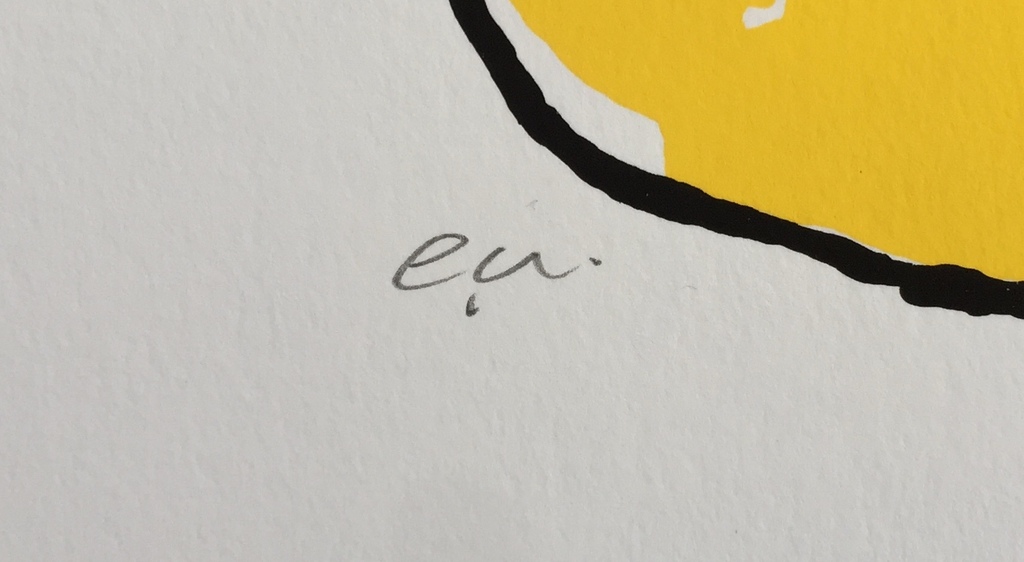 Herman Brood - We're a team - Originele hand gesigneerde zeefdruk kopen? Bied vanaf 1!