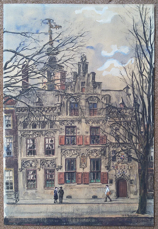 Laatste keer:Berend Bongers - Waterschapshuis Delft, gemengde techniek op papier kopen? Bied vanaf 50!