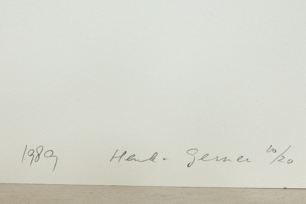 Henk van Gerner, zeefdruk, z.t. kopen? Bied vanaf 25!