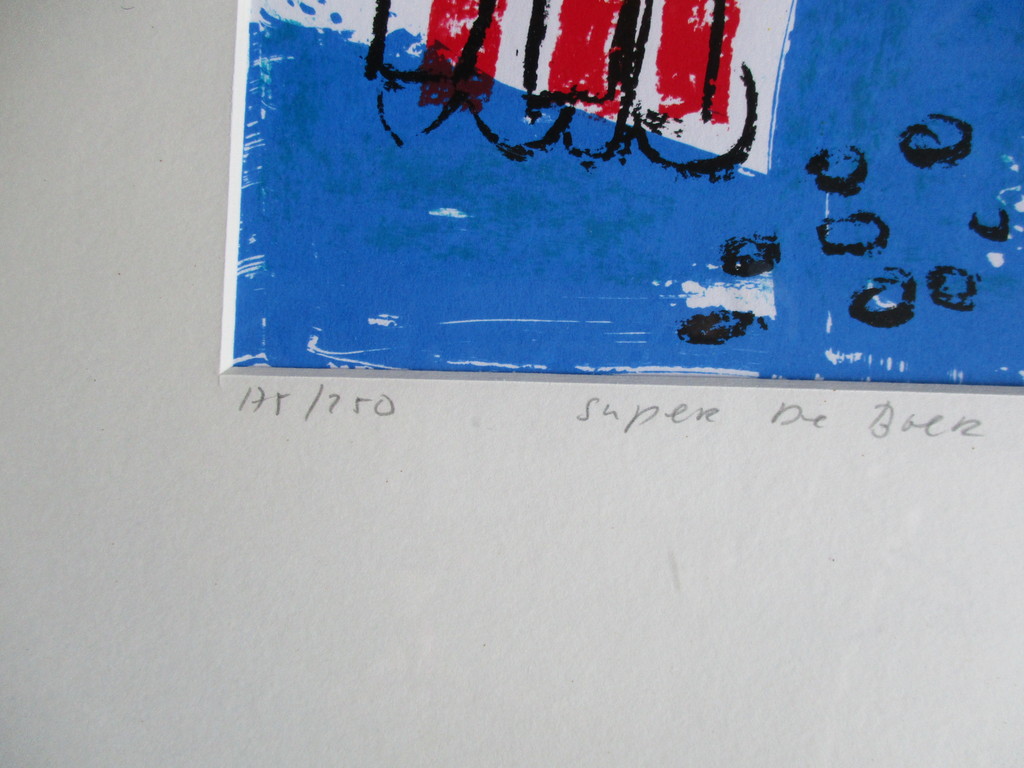 Frank Lengvenius: litho, 2 stuks handgesigneerd kopen? Bied vanaf 40!