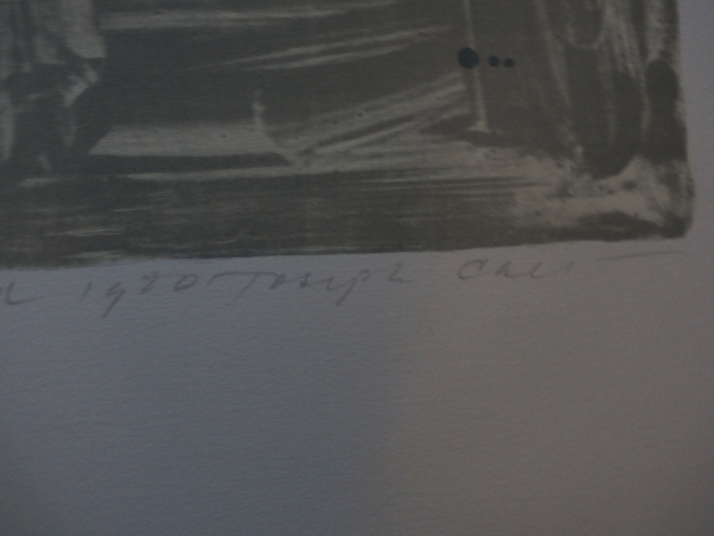 Joseph Cals - litho: Hommage aan Graham Sutherland - 1980 kopen? Bied vanaf 45!