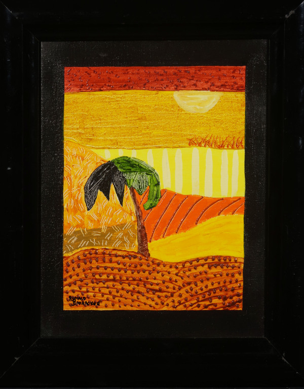 Ronald Boonacker: Acryl op doek, Tahiti II - Ingelijst kopen? Bied vanaf 50!