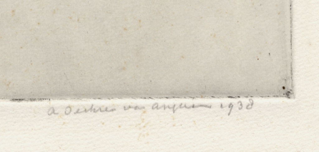 Antoon Derkzen van Angeren - Antoon Derkzen van Angeren - Kinderen, 1915 - Ets proefdruk kopen? Bied vanaf 110!