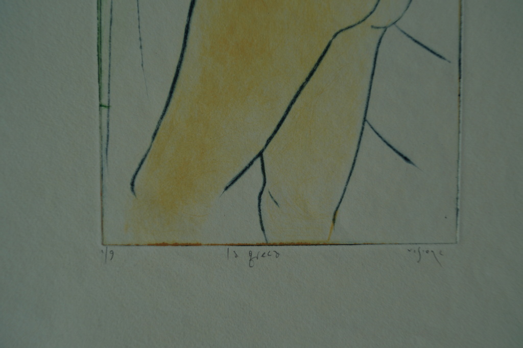 Mark Visione - gesigneerde ets - Is greco - 9 ex. kopen? Bied vanaf 1!